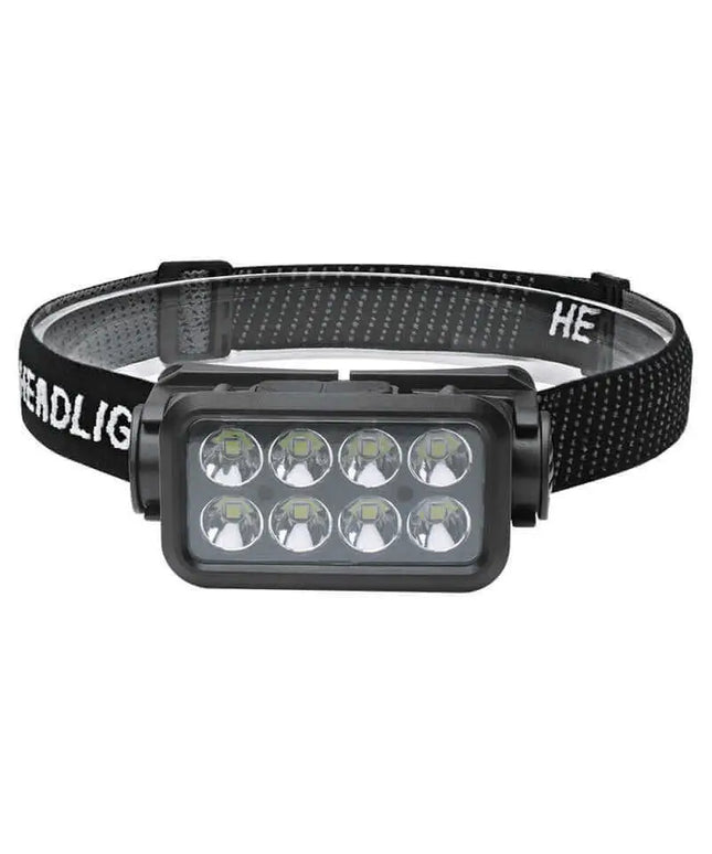 LED Motion Sensor Head Torch Waterproof Headlamp USB Rechargeable_0