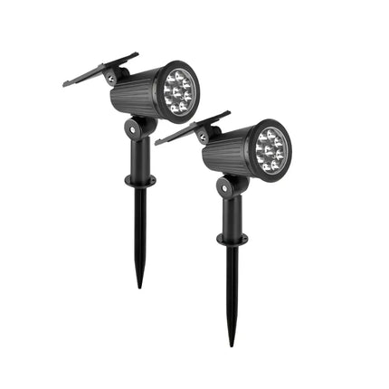 9 LED Solar Spot Light Outdoor Waterproof Garden Landscape Lighting