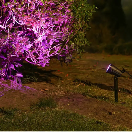 9 LED Solar Spot Light Outdoor Waterproof Garden Landscape Lighting