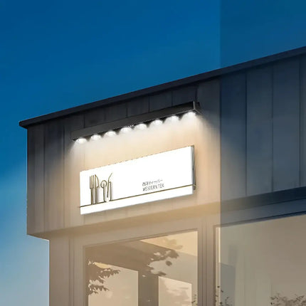 8 LED Solar Wall Light Outdoor Waterproof Garden Balcony Fence Lighting Lamp