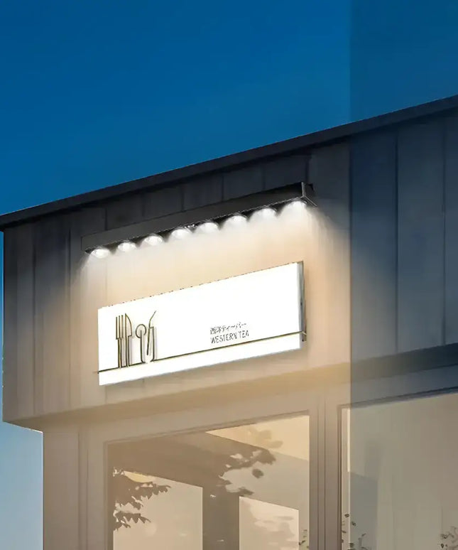 8 LED Solar Wall Light Outdoor Waterproof Garden Balcony Fence Lighting Lamp