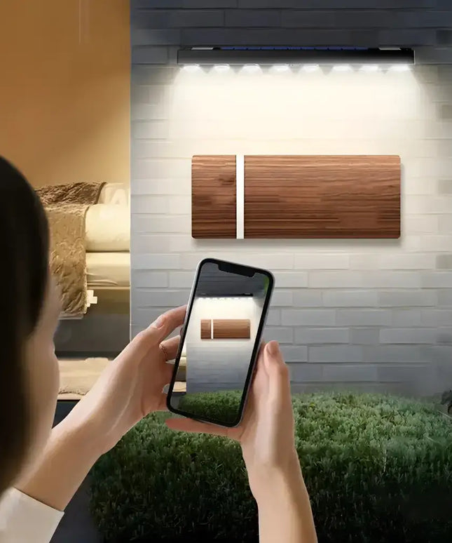 8 LED Solar Wall Light Outdoor Waterproof Garden Balcony Fence Lighting Lamp