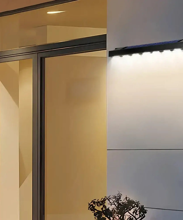 8 LED Solar Wall Light Outdoor Waterproof Garden Balcony Fence Lighting Lamp