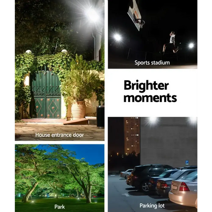 LED Solar Street Flood Light Remote Outdoor Security Lamp 60W-Home & Garden > Lighting-Dropli