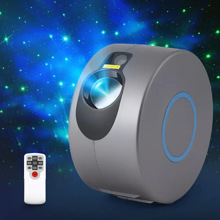 Gray star projector with remote control for LED Starry Sky Galaxy Laser Projection Night Lamp