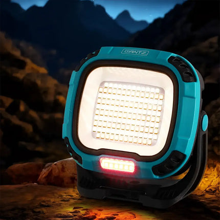 Bright turquoise LED Work Light Torch Rechargeable USB Cordless Magnetic for professional use