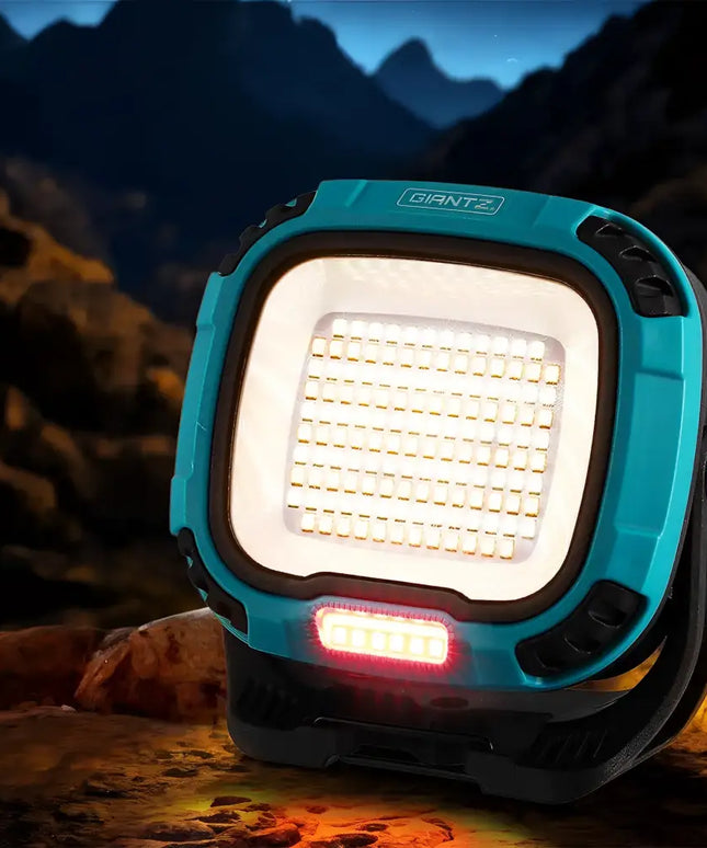 Bright turquoise LED Work Light Torch Rechargeable USB Cordless Magnetic for professional use