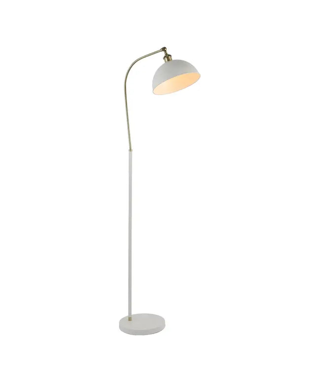 Lenna Floor Lamp - White - LL-27-0153W-Floor Lamps-Lexi Lighting