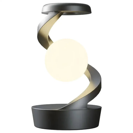 Levitating 3D Moon Lamp with LED RGB Light and Wireless Phone Charger