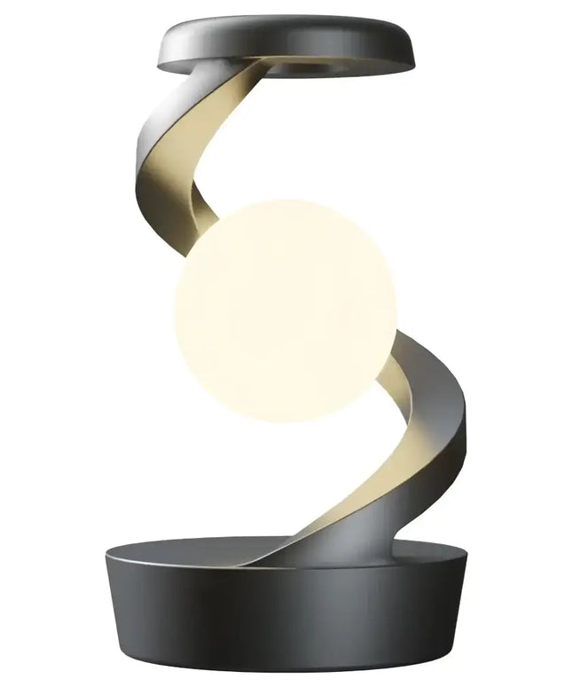 Levitating 3D Moon Lamp with LED RGB Light and Wireless Phone Charger