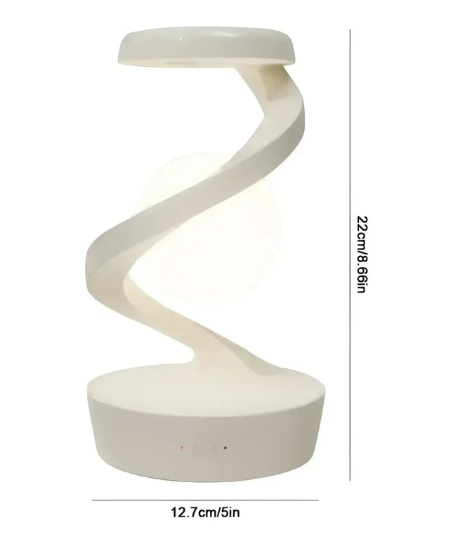 Levitating 3D Moon Lamp with LED RGB Light and Wireless Phone Charger