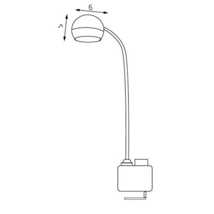Lexi DESKLAMP-CL - Desk Clamp Lamp - Home & Garden > Lighting > Table Lamps
