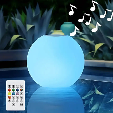 Lexi LED Floating Ball Speaker Light with Hook | Waterproof Bluetooth Light - Audio & Video > Speakers