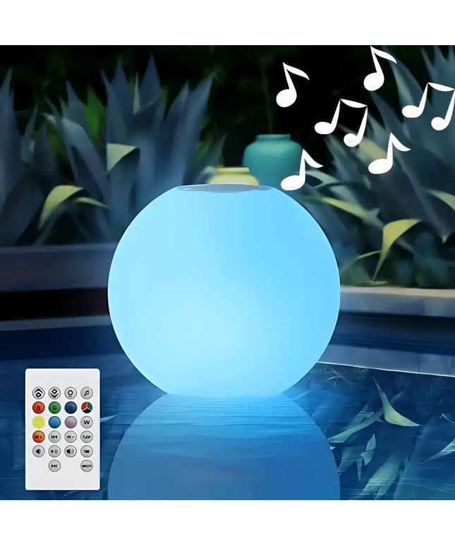 Lexi LED Floating Ball Speaker Light with Hook | Waterproof Bluetooth Light - Audio & Video > Speakers