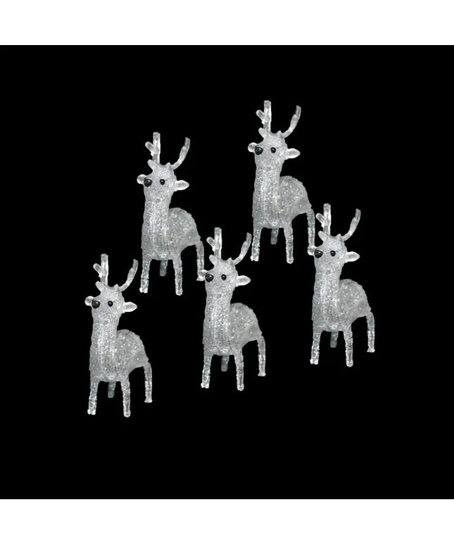 Acrylic Baby Reindeer (5pcs/set)-Christmas Figure-Lexi Lighting