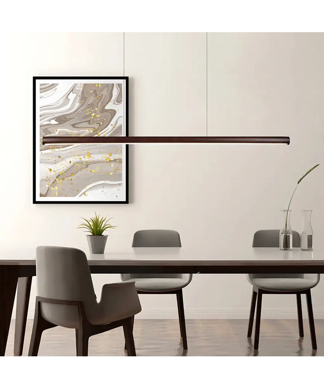 Freya Walnut Tri-Colour LED Pendant Light