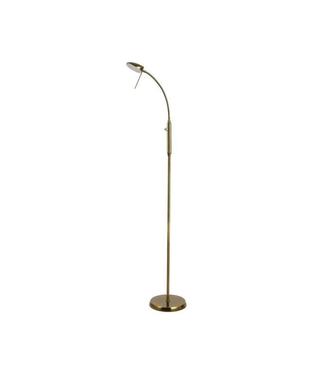 Jella LED Floor Lamp - Antique Brass - LL-LED-03AB-Floor Lamps-Lexi Lighting
