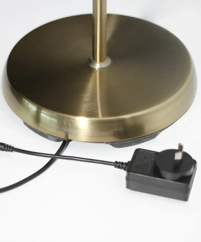 Jella LED Floor Lamp - Antique Brass - LL-LED-03AB-Floor Lamps-Lexi Lighting