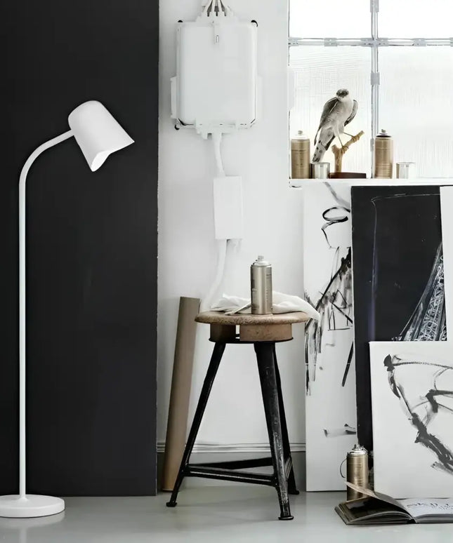 Lexi Lighting Peggy Floor Lamp White | Adjustable Modern Floor Lamp - Floor Lamps