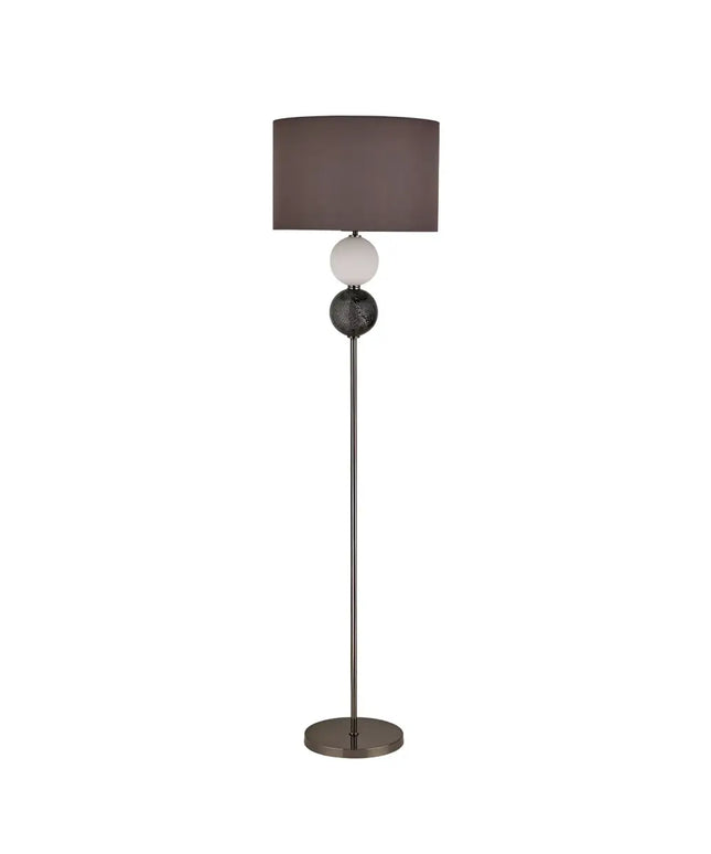 Murano 1 Light Floor Lamp Pewter - LL-27-0206PT-Floor Lamps-Lexi Lighting