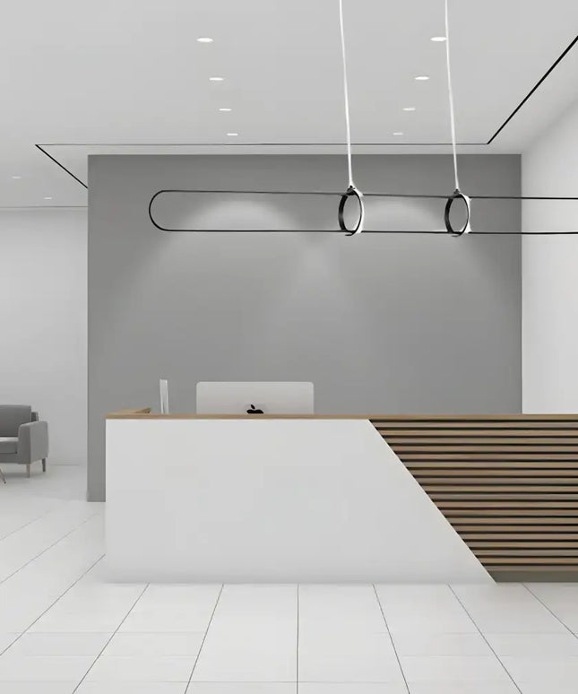 Lexington Black Tri-Colour LED Linear Pendant