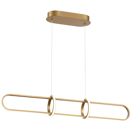 Lexington Brass Tri-Colour LED Linear Pendant