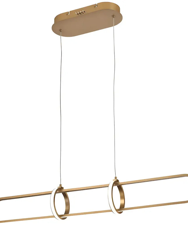 Lexington Brass Tri-Colour LED Linear Pendant