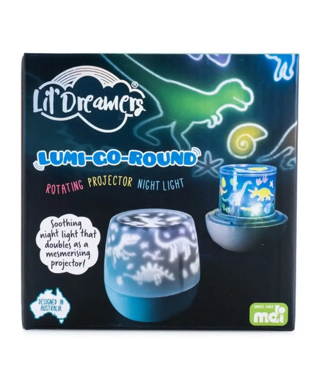 Lil Dreamers Lumi-Go-Round Dino Rotating Projector Light-Gift & Novelty > Games-Dropli