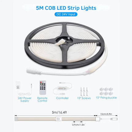 LumaFlex Linea AquaDim 3000K IP67 – Waterproof Dimmable LED Strip Light Kit - Home & Garden > Lighting