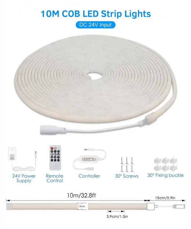 LumaFlex Linea AquaDim 3000K IP67 – Waterproof Dimmable LED Strip Light Kit - Home & Garden > Lighting