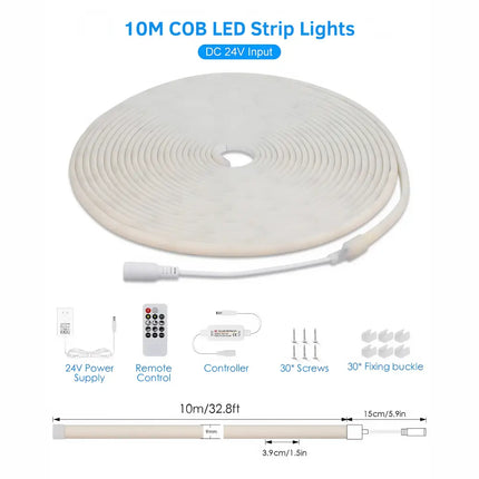 LumaFlex Linea AquaDim 3000K IP67 – Waterproof Dimmable LED Strip Light Kit - Home & Garden > Lighting