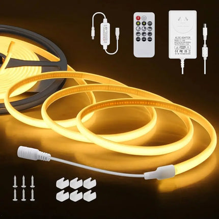 LumaFlex Linea AquaDim 3000K IP67 – Waterproof Dimmable LED Strip Light Kit - 5 meter kit - Home & Garden > Lighting