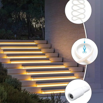 Flexible 24V Waterproof LED Tape Light – LumaFlex AquaDim