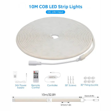 LumaFlex Linea AquaDim 3000K IP67 – Waterproof Dimmable LED Strip Light Kit - Home & Garden > Lighting