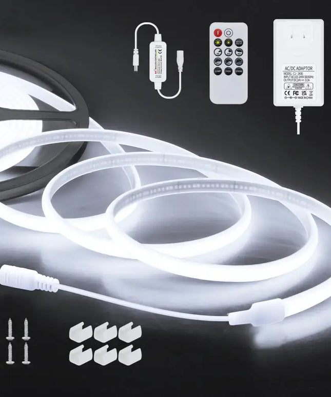 LumaFlex Linea AquaDim 6000K IP67 – Waterproof Dimmable LED Strip Light Kit - 5 meter kit - Home & Garden > Lighting