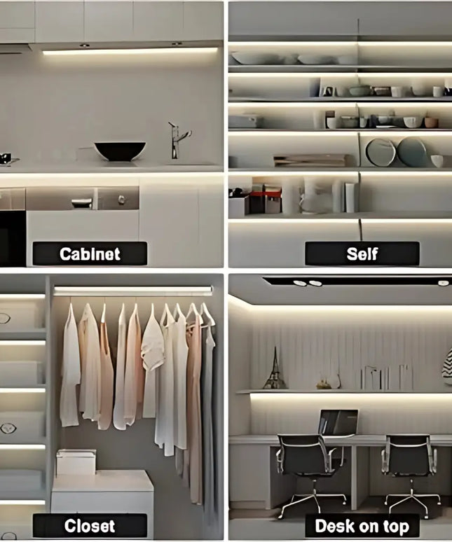 Neutral white 4000K COB LED strip lighting kit 5m