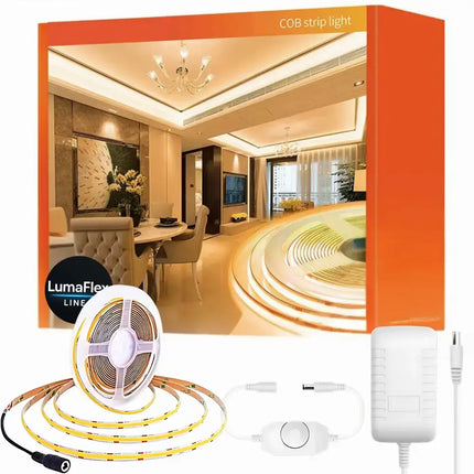 LumaFlex Linea Dimmable COB LED Strip Light Kit - 3000K - Home & Garden > Lighting