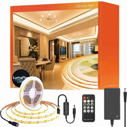 LumaFlex Linea Dimmable COB LED Strip Light Kit - 3000K - Home & Garden > Lighting