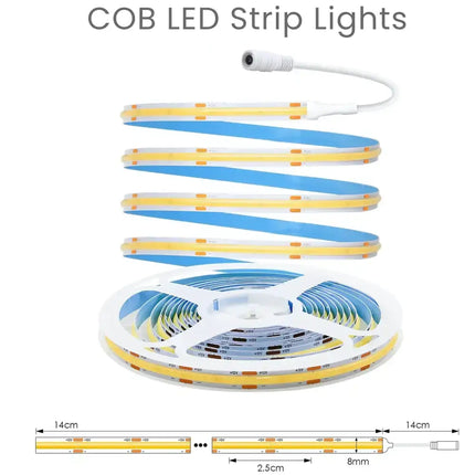 LumaFlex Linea Dimmable COB LED Strip Light Kit - 4000K - Home & Garden > Lighting