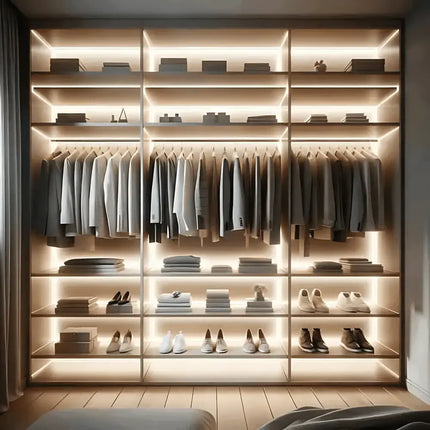 Strippy GlowFlex 5M LED Strip Kit: COB Dotless Dimmable - Cool White 4000K - Home & Garden > Lighting