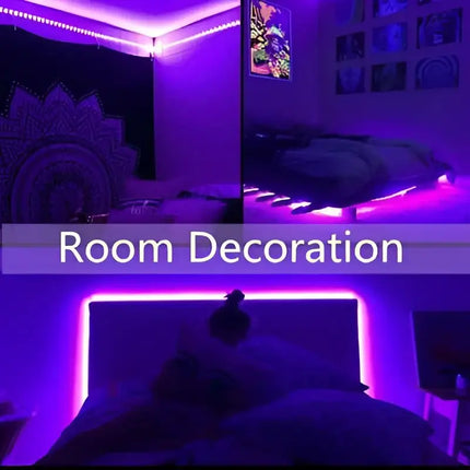 5 meter UV Blacklight Strip Light Kit - IP20