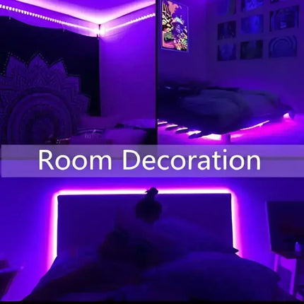 5 meter UV Blacklight Strip Light Kit - IP20