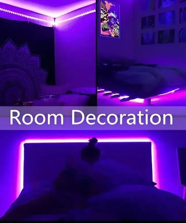 5 meter UV Blacklight Strip Light Kit - IP20