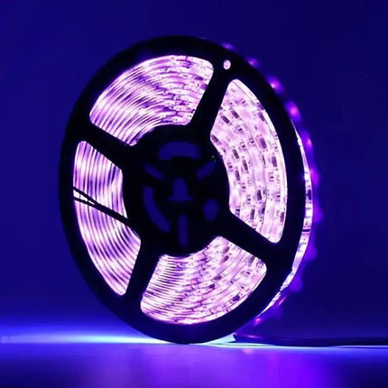 5 meter UV Blacklight Strip Light Kit - IP20