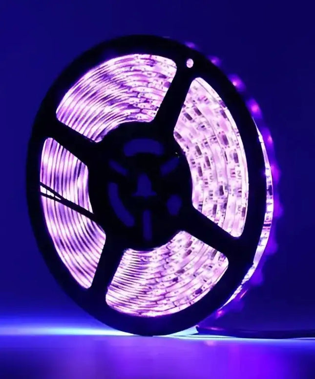 5 meter UV Blacklight Strip Light Kit - IP20