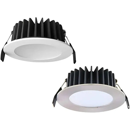 Lummax DL9012 12W LED Downlight White or Satin Chrome – Dimmable 3000K / 4000K Home & Garden > Lighting > Ceiling Lights