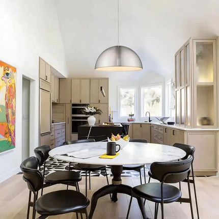 Luna 400 Brushed Nickel Pendant