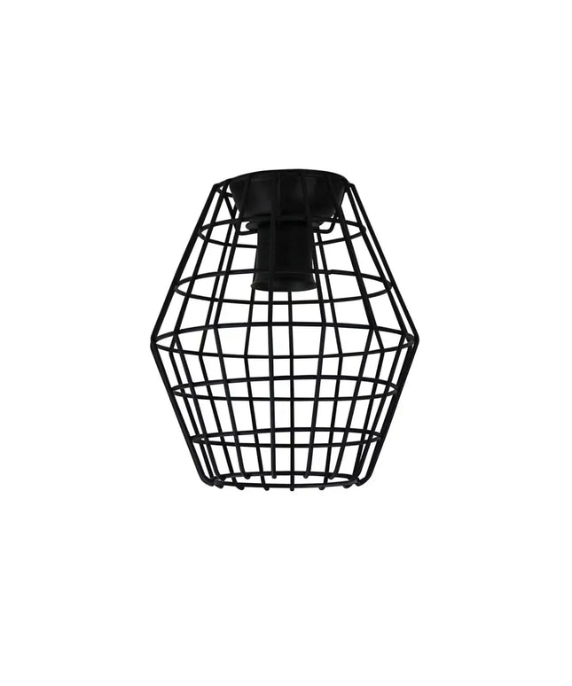 Maci Wire Retro Industrial DIY Shade Black 180mm-DIY Batten Fix Lights-Oriel Lighting