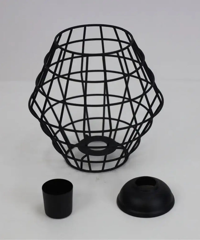 Maci Wire Retro Industrial DIY Shade Black 180mm-DIY Batten Fix Lights-Oriel Lighting