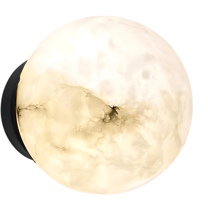 SOLACE Black Spanish Marble LED Wall Light